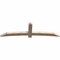 Ekena Millwork Bellingham Smooth Timber Gable Bracket, Douglas Fir, 96"W x 28"H x 3 1/2"D x 5 1/2"F, 7/12 Pitch GBW096X28X0406BEL00SDF - alternate 2